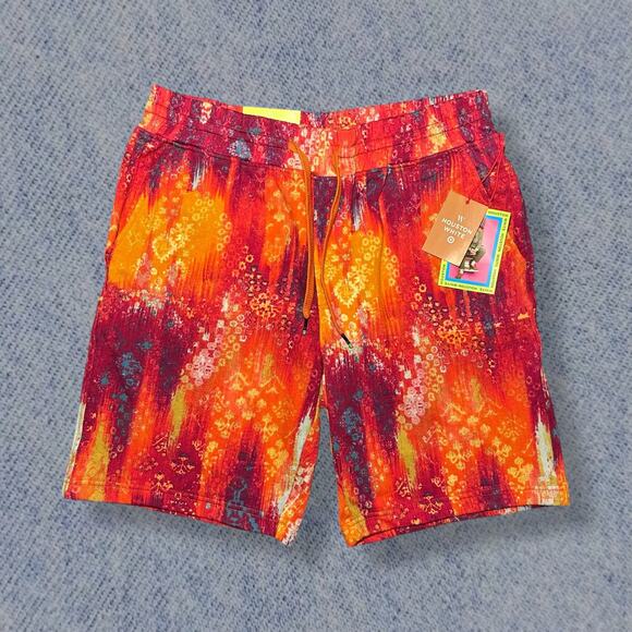 Houston White x Target Men’s Orange Abstract Printed Sweat Shorts - Size: M - Picture 1 of 5